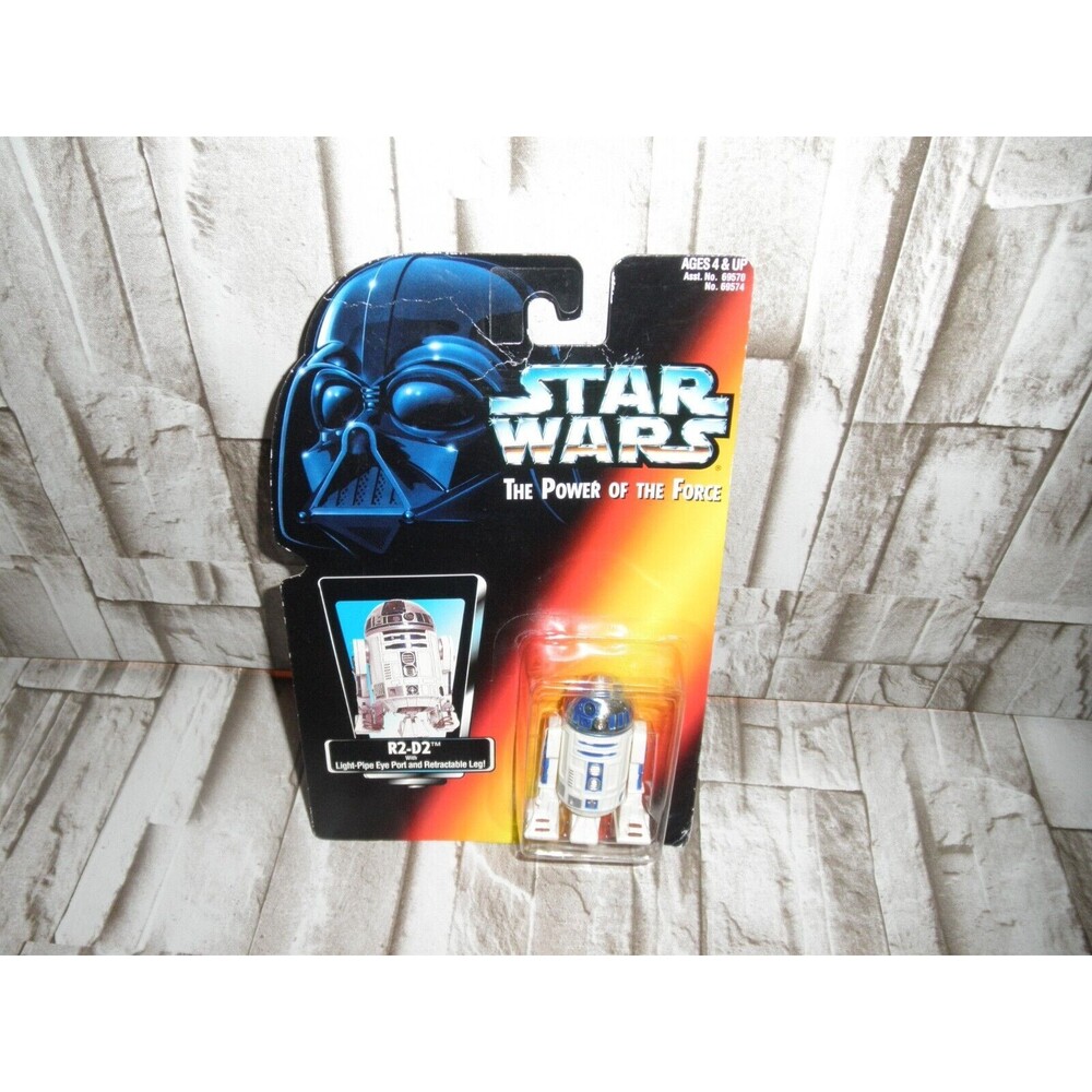 NEW VINTAGE 1995, by KENNER TONKA, STAR WARS THE POWER OF THE FORCE "R2-D2"